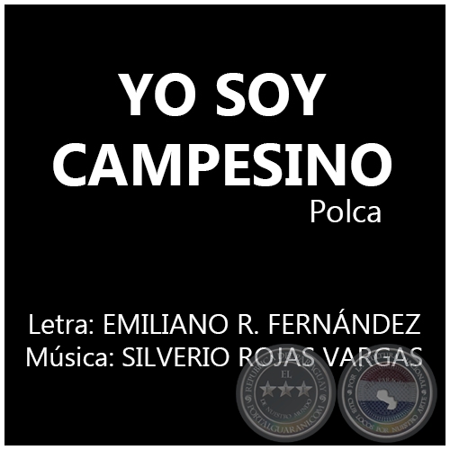 YO SOY CAMPESINO - Letra: MARIO HALLEY MORA